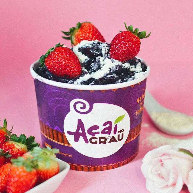 Produto Açaí no Grau com morango